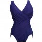 NWT MIRACLESUIT Eggplant Purple Oceanus Swimsuit 16W