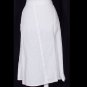 NWT EILEEN FISHER White Spring Linen Flared Skirt M