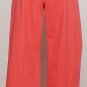 NWT EILEEN FISHER Strawberry Crop Pants 12 Washed Cotton Tencel Twill Red