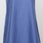 NWT EILEEN FISHER Periwinkle Wash Silk Taffeta Dress S