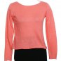 NWT EILEEN FISHER Hot Pink Fine Gauge Linen Top XL