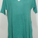 NWT EILEEN FISHER Emerald Fine Linen Silk Tunic Top S