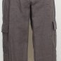 NWT EILEEN FISHER Dapple Organic Linen Crop Cargo Pants 10