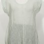 NWT EILEEN FISHER Celadon Linen Gauze Long Top XS