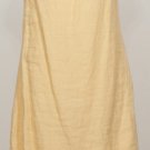 NWT EILEEN FISHER Apricot Linen Ruffle Hem Cami Dress S