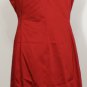 NWT RALPH LAUREN Red Stretch Satin Cap Sleeve Sheath Dress 18