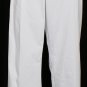 NWT RALPH LAUREN White Stretch Cotton Sateen Slim Ankle Pants 22W Slimming Fit