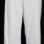 NWT RALPH LAUREN White Stretch Cotton Sateen Slim Ankle Pants 22W Slimming Fit