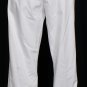 NWT RALPH LAUREN White Stretch Cotton Sateen Slim Ankle Pants 22W Slimming Fit