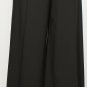 ST. JOHN Black Stretch Tropical Wool Wide Leg Pants 12 Emma Fit NEW