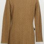RALPH LAUREN Brown Herringbone Wool Blend Knit Long Jacket Coat XL NEW