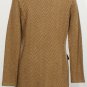 RALPH LAUREN Brown Herringbone Wool Blend Knit Long Jacket Coat XL NEW