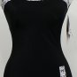 IT FIGURES Black Tango Geometric Retro Sheath Swimsuit 10 D DD DDD E White NEW