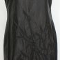 NWT EILEEN FISHER Black Silk Taffeta Embr Long Tunic XL