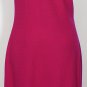 ST. JOHN Berry Boucle One Shoulder Evening Wool Blend Sheath Dress 10 Red NEW