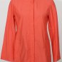 NWT EILEEN FISHER Strawberry Long Rain Jacket XS Red
