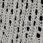 EILEEN FISHER Silver Sequin Chainmail Mesh Cotton Tank Top PM Gray NEW