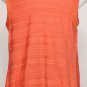 ST. JOHN Pink Grapefruit Silk Cashmere Suede Trim Drape Broken Pleat Vest M NEW