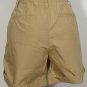 RALPH LAUREN Sand Cotton Ripstop Cuffed Drawstring Waist Shorts 14 Tan NEW