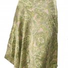 INC NEW Green Paisley Silk Skirt Size 2P $89