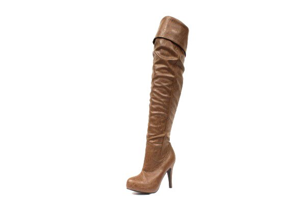 NEW Brown Over the Knee Platform Womens Boots Shoes