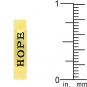 NEW 14K Gold Silver "Hope" Eternity Ring