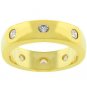 NEW 14K Gold Disgner Inspired CZ Eternity Ring