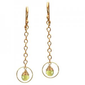 Calico Juno 925 Sterling Silver Lemon Quartz Earrings