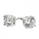 NEW 925 Sterling Silver Cubic Zirconia Stud Earrings