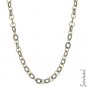 NEW 14K Gold Silver Black Ink Princess Necklace Chain