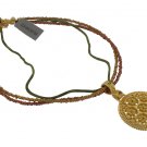 Chicos NEW Goldtone Beaded Necklace Pendant