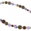 Joan Rivers Multi Glass Crystal Necklace Strand 10"