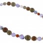 Joan Rivers Multi Glass Crystal Necklace Strand 10"