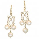 Calico Juno 925 Sterling Silver Pearls Dangle Earrings