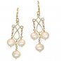 Calico Juno 925 Sterling Silver Pearls Dangle Earrings
