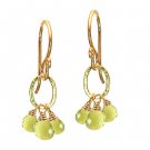 Calico Juno14k Gold Lemon Quartz Dangle Earrings