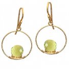 Calico Juno 14k Gold Lemon Quartz Earrings