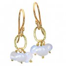 Calico Juno14k Gold Blue Agate Dangle Earrings