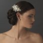 Gorgeous Silver Rhinestone Bridal Brooch Hair Clip