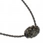 1928 2028 Clear Crystal Bedazzling Pendant Necklace