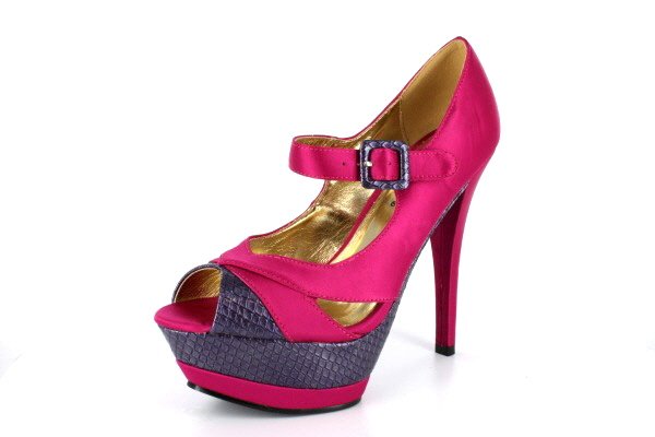 fuchsia platform heels