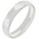 NEW 5mm Silver Stainless Steel Wedding Band