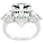 NEW  Anniversary 925 Silver Cubic Zirconia Ring