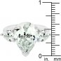 NEW  Anniversary 925 Silver Cubic Zirconia Ring