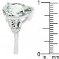 NEW  Anniversary 925 Silver Cubic Zirconia Ring