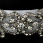Rhinestone White Ribbon Bridal Headband Tiara
