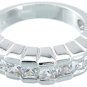 NEW 925 Sterling Silver Princess Cut CZ Ring