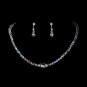 AB Swarovski Crystal Round Necklace Earring Set