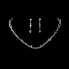 Clear Swarovski Crystal Necklace Earring Set