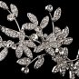 Silver Vintage Crystal Floral Vine Headband Tiara